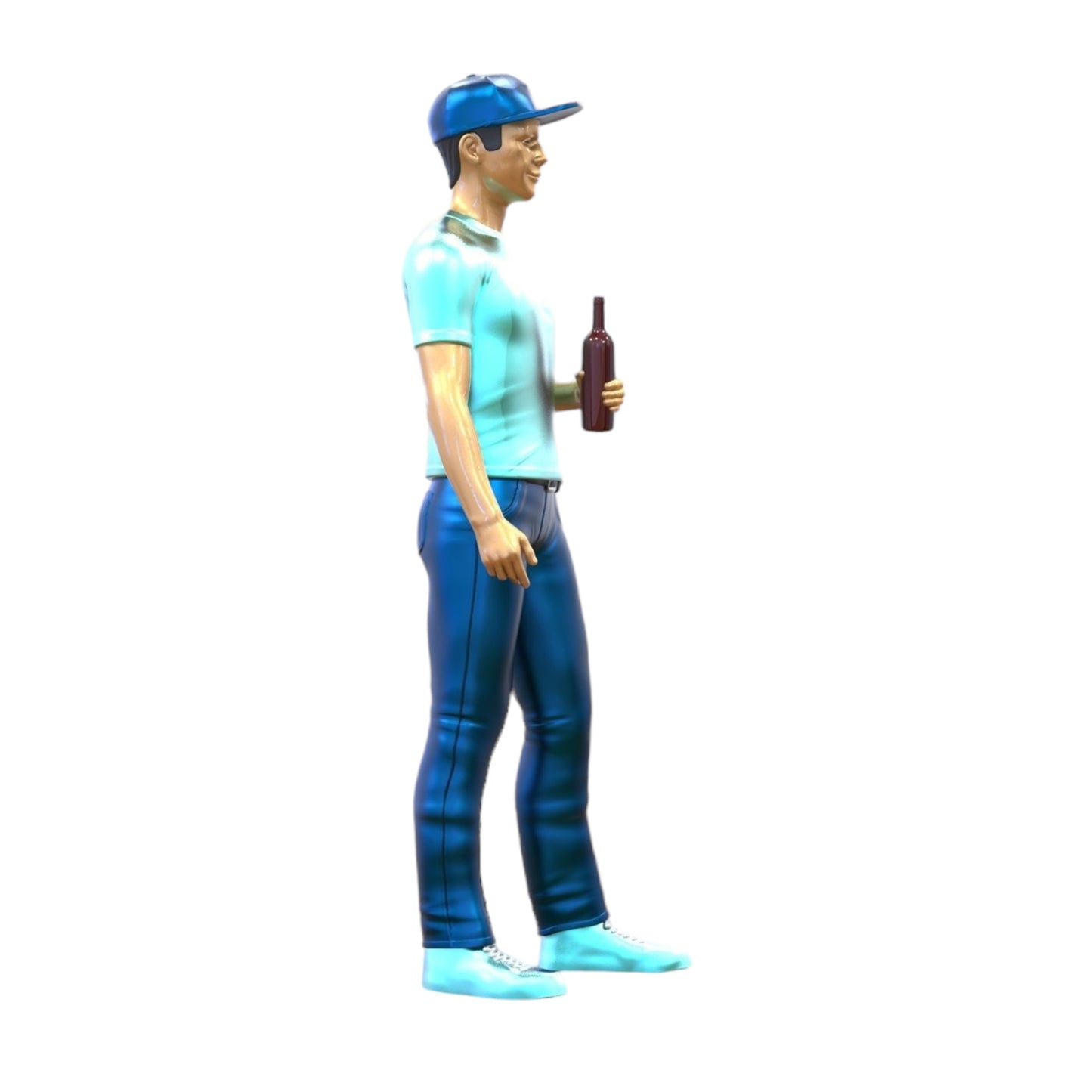 Photo du produit 0 : Homme avec une bière