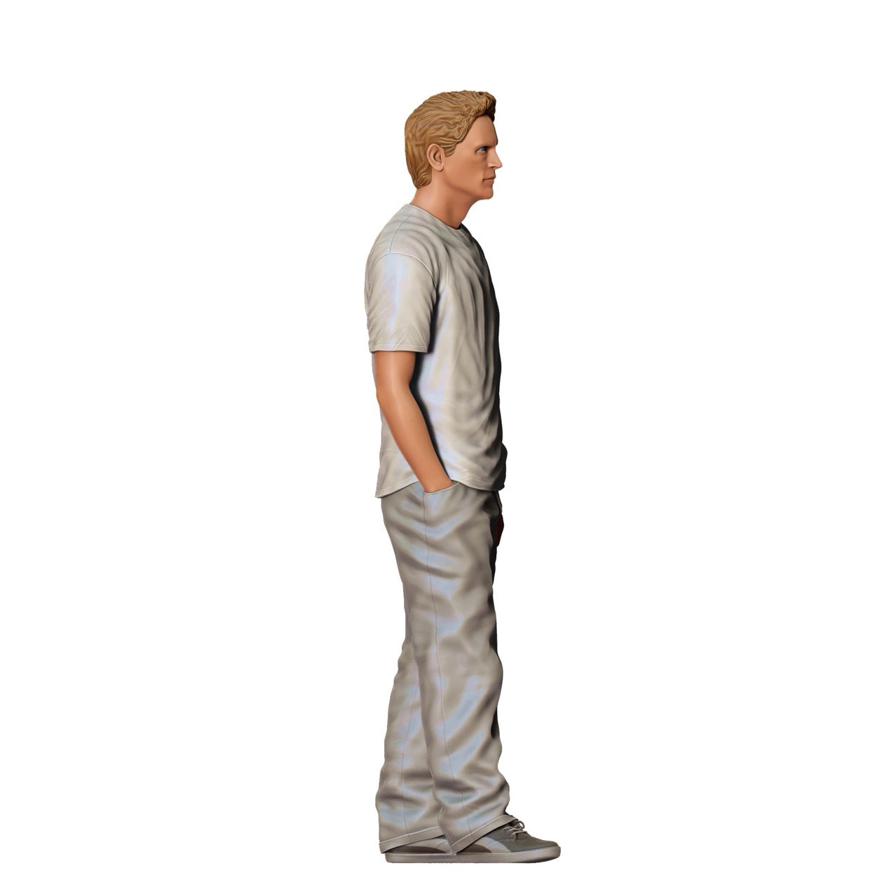 Figurine miniature : Homme avec chemise et jean (n° 282)