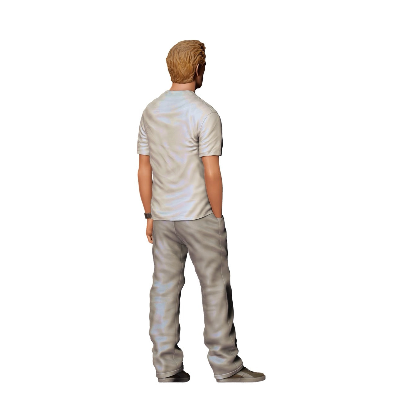 Figurine miniature : Homme avec chemise et jean (n° 282)