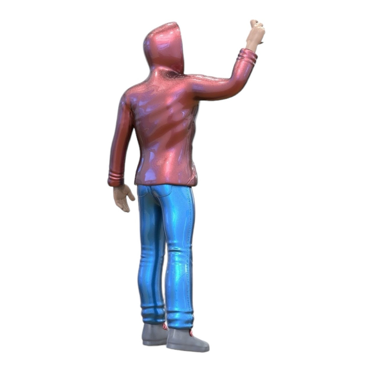 Figurine miniature : Teenage Sprayer - Jeune homme avec capuche et bombe de peinture graffiti (n° 286)