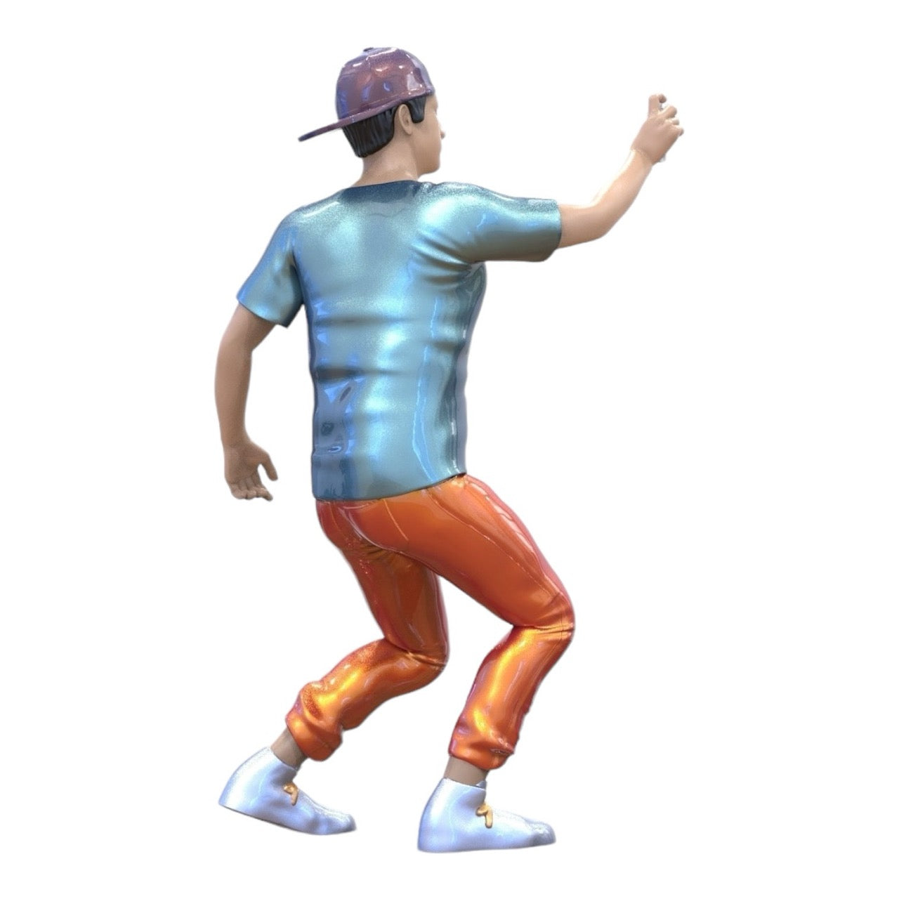 Figurine miniature : Teenage Sprayer - Jeune homme avec casquette et bombe aérosol de graffitis (n° 288)