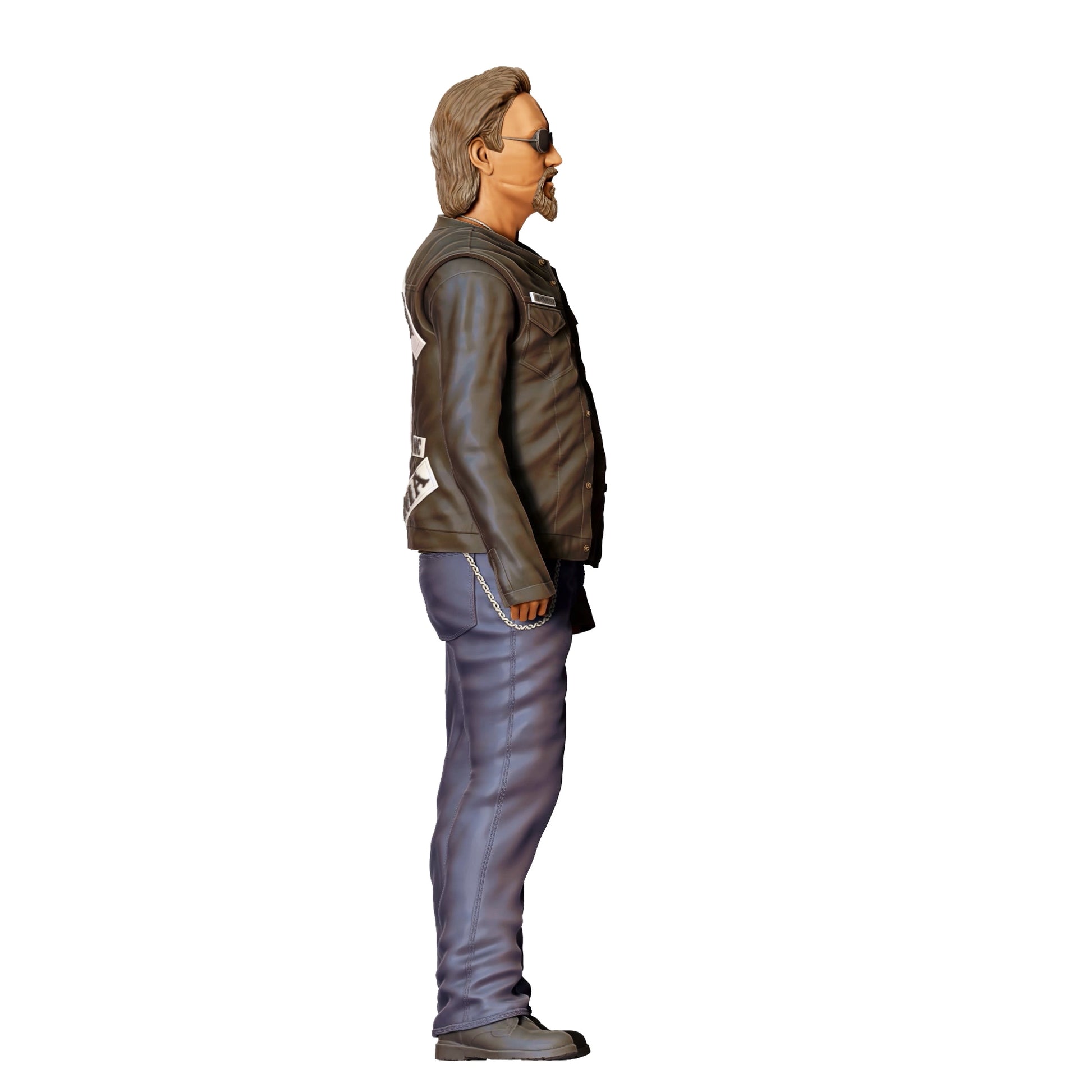 Photo de produit de modélisme diorama 0 : Membre d'un gang de motards - Biker 2 (Réf. n° 345)