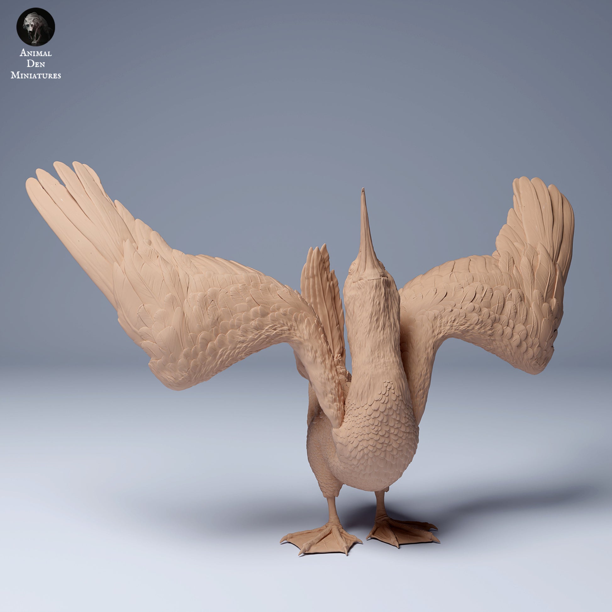 Photo de produit Figurine d'animal Diorama, modélisme : 0 : Figurine marine : Fou de Bassan – Pose dansante (Réf 24_08_08)