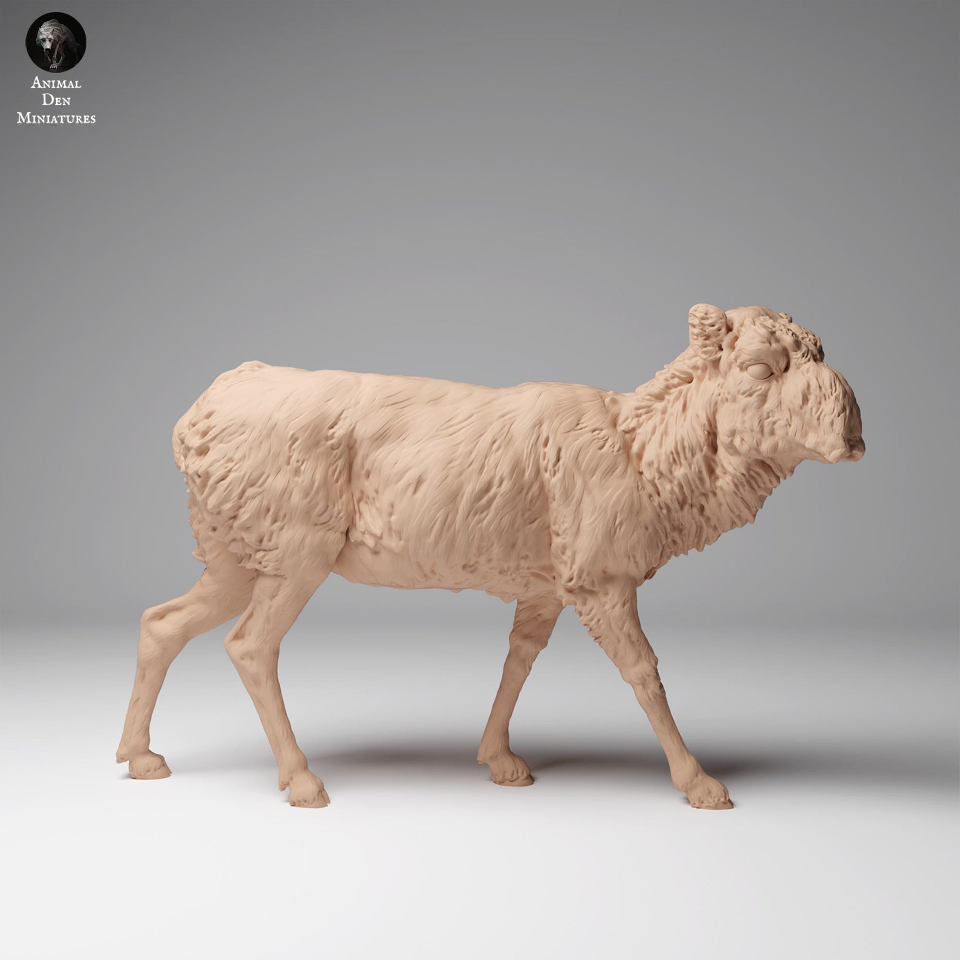 Photo de produit Figurine animale Diorama, Modélisme : 0 : Figurine de faune : Antilope saiga mongole – Femelle en pelage d'hiver (Ref 24_12_14)