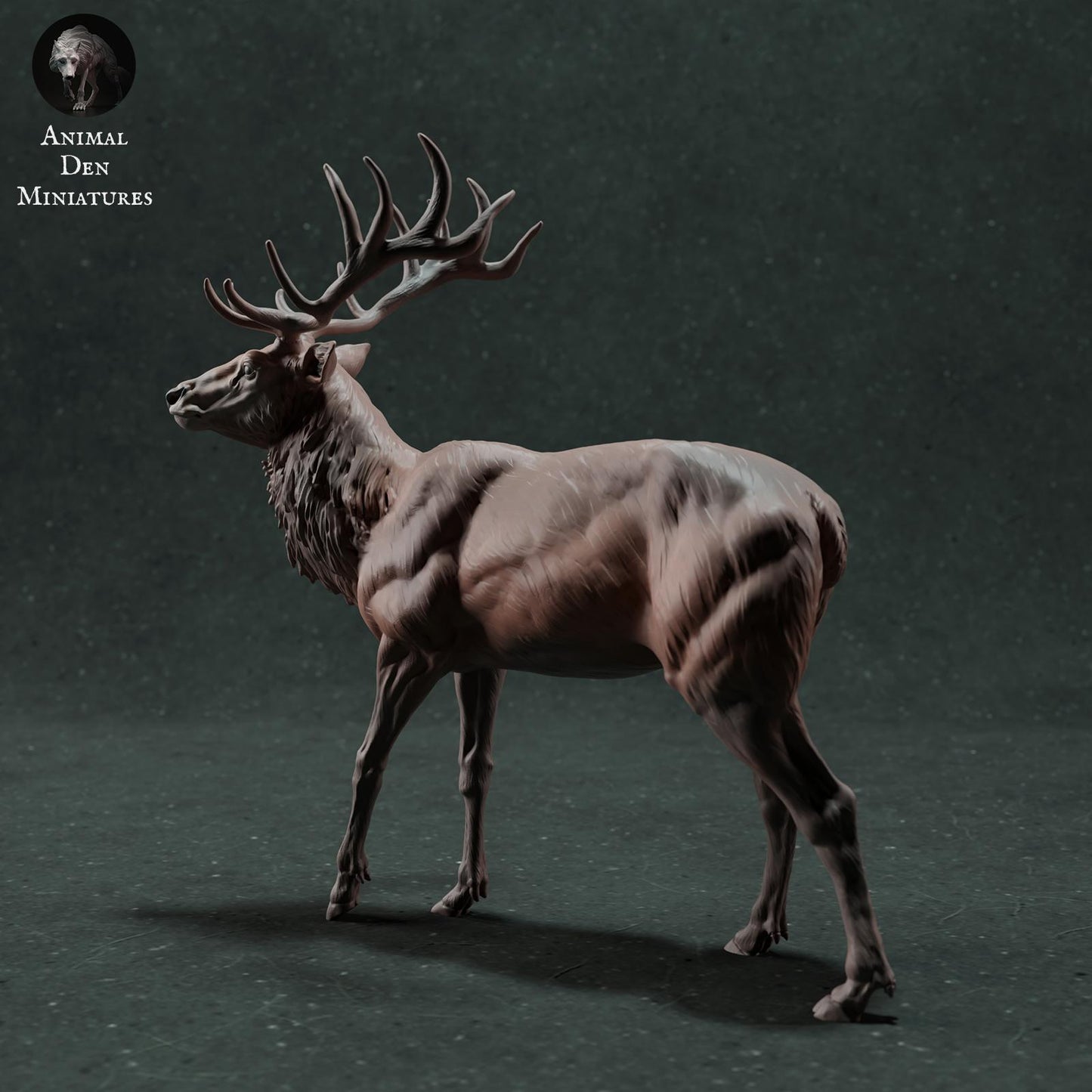 Photo de produit Figurine d'animal Diorama, Modélisme : 0 : Figurine de faune : Cerf élaphe – Cerf mâle (Réf 01_01_72)