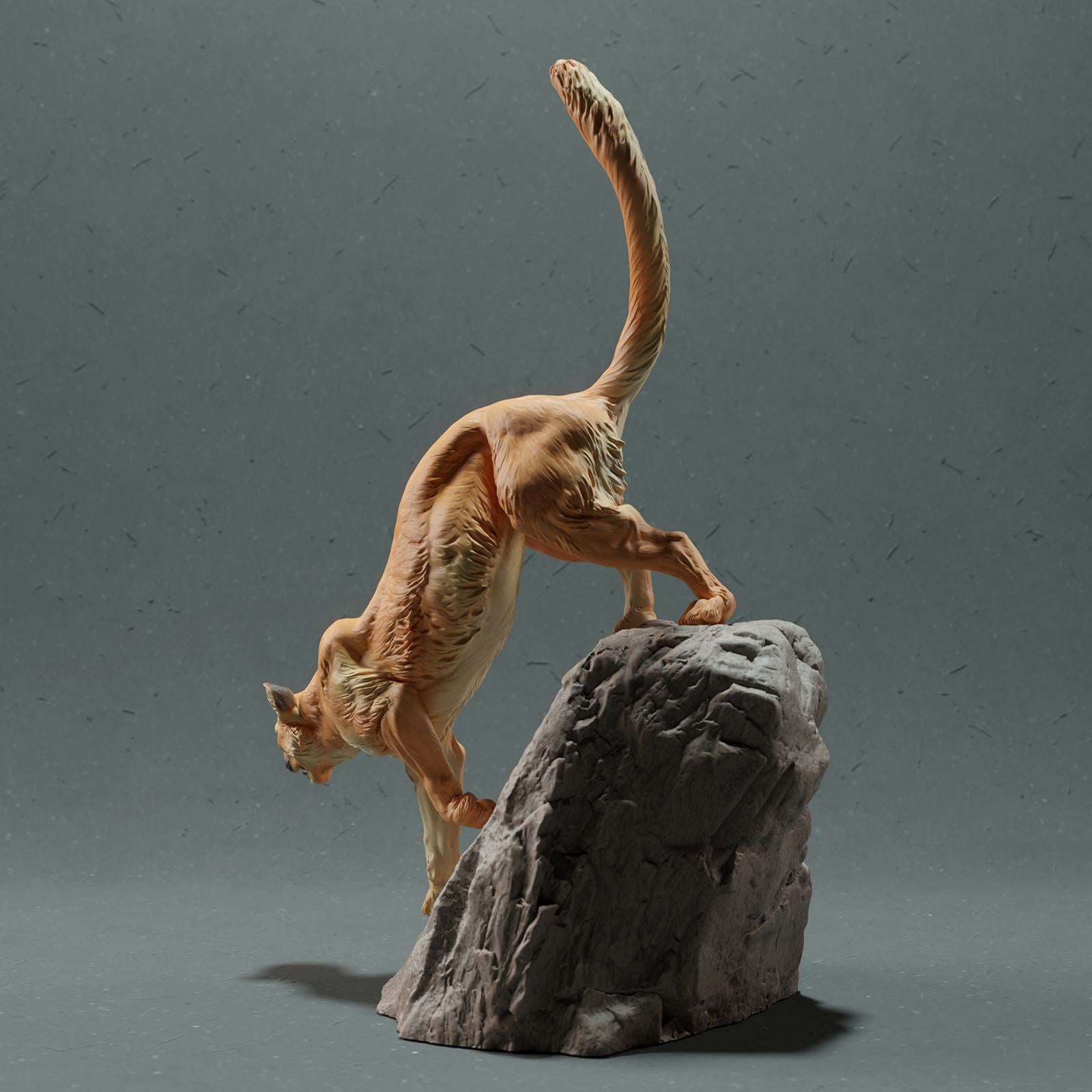 Photo de produit Figurine animale diorama, modélisme : 0 : Figurine de faune : Couguar – Puma (Réf 01_01_48)