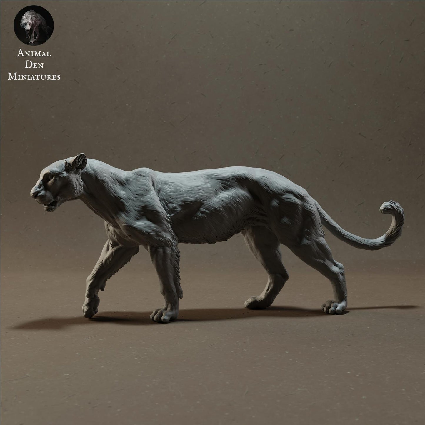 Photo du produit Figurine d'animal Diorama, Modélisme : 0 : Figurine d'animal sauvage : Léopard africain – Animaux de la savane (Ref 01_01_59)