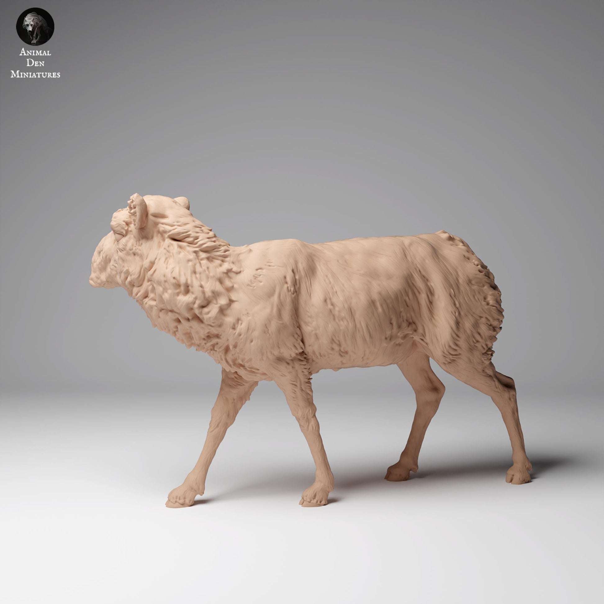 Photo de produit Figurine animale Diorama, Modélisme : 0 : Figurine de faune : Antilope saiga mongole – Femelle en pelage d'hiver (Ref 24_12_14)