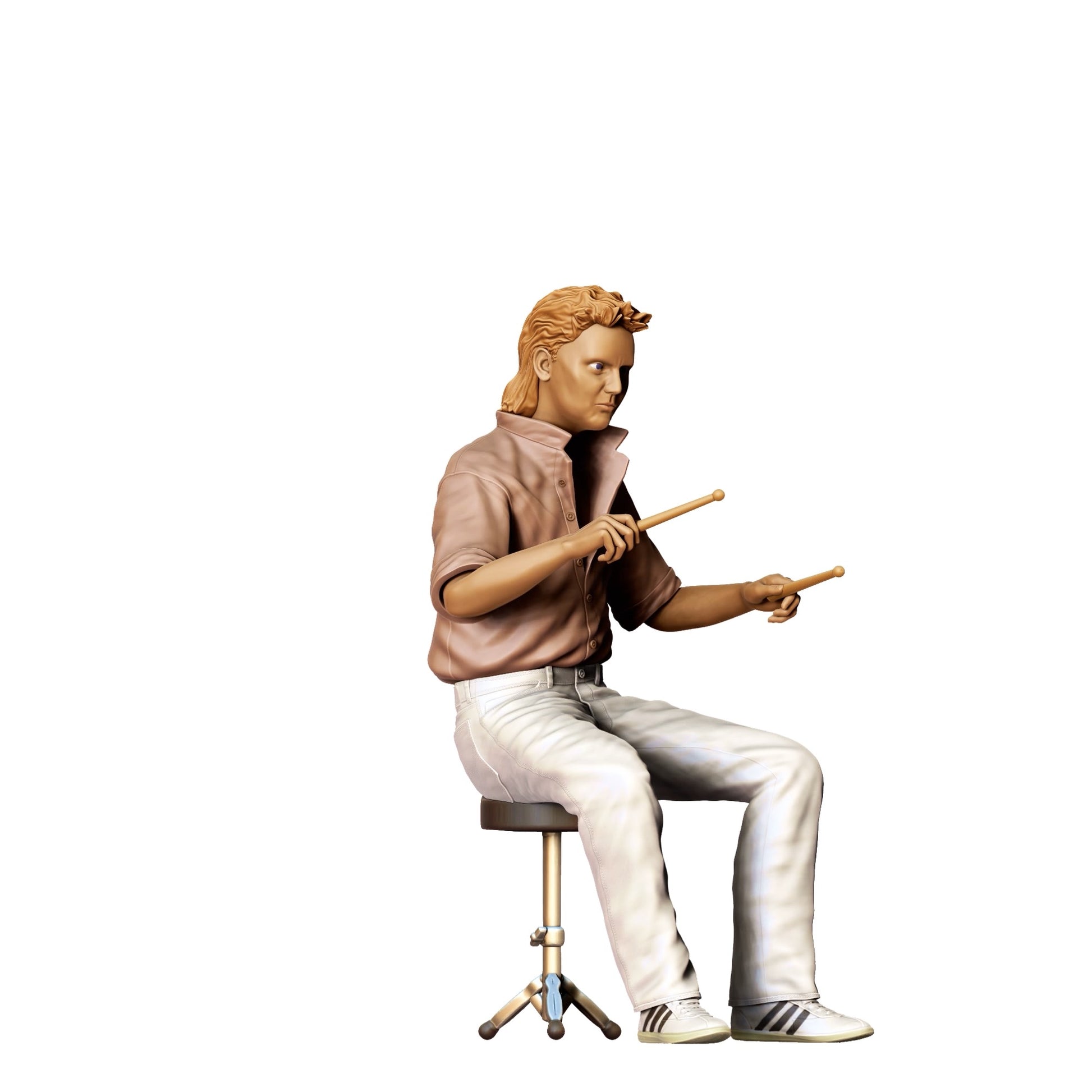 Photo de produit de modélisme diorama 0 : Célèbre groupe de rock - Batteur (Réf. n° 330)