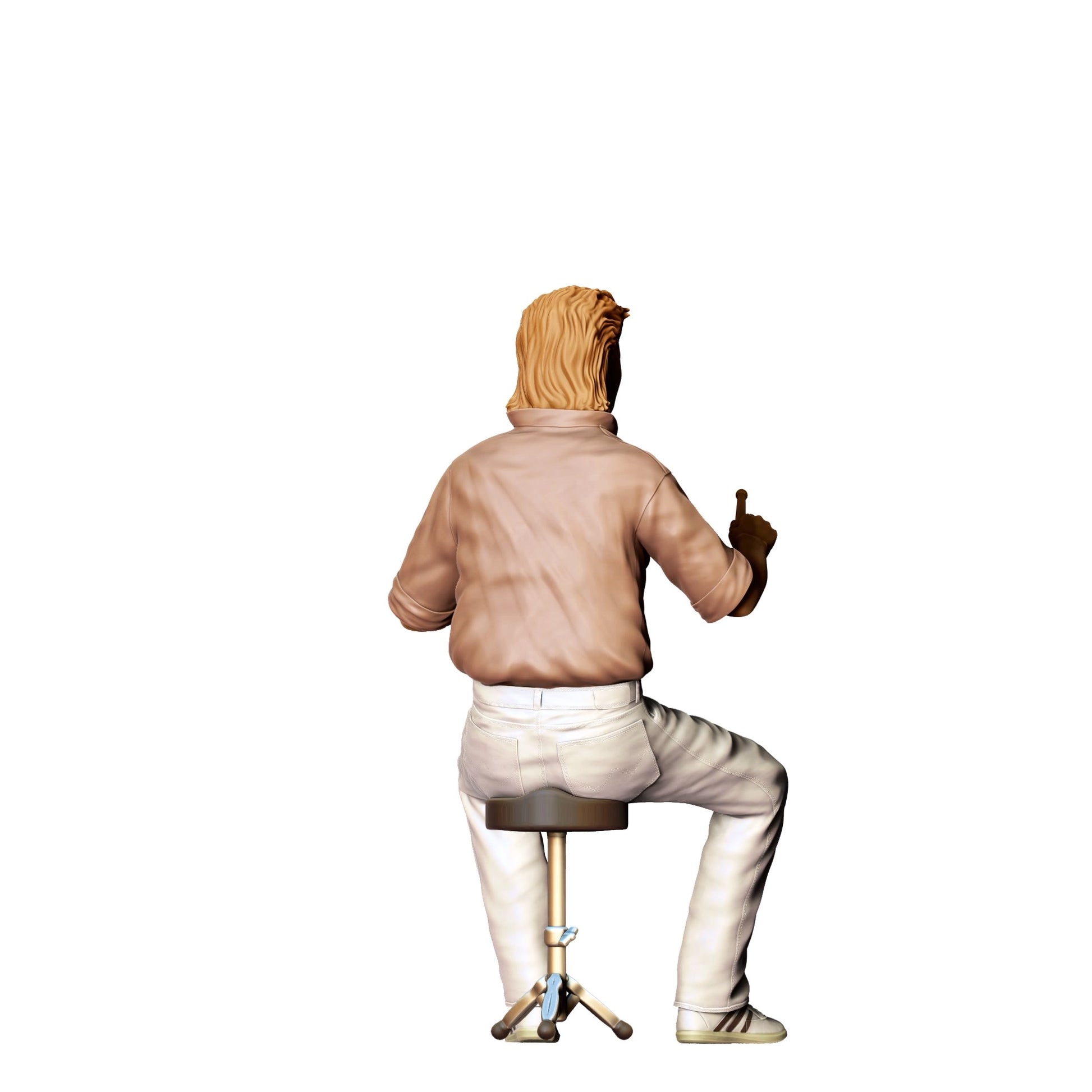 Photo de produit de modélisme diorama 0 : Célèbre groupe de rock - Batteur (Réf. n° 330)