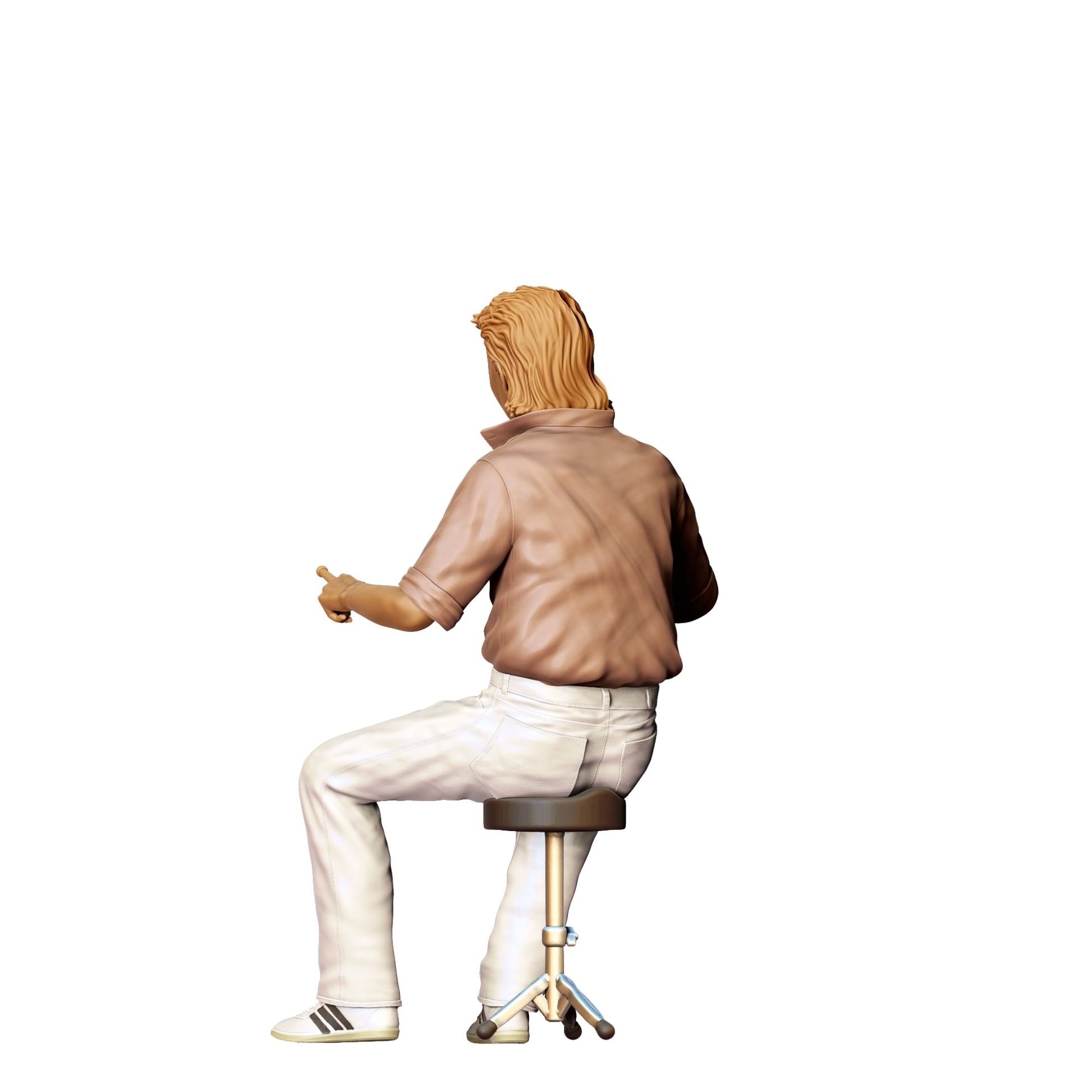 Photo de produit de modélisme diorama 0 : Célèbre groupe de rock - Batteur (Réf. n° 330)