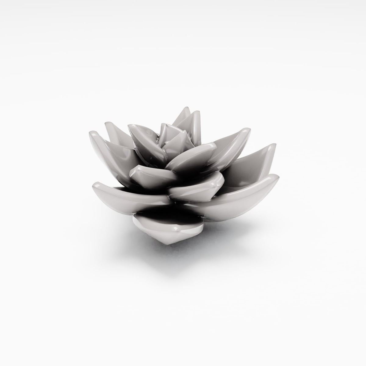 Photo de produit de modélisme de diorama 3 : plantes de diorama : succulente en rosette de feuilles (réf. 552D)