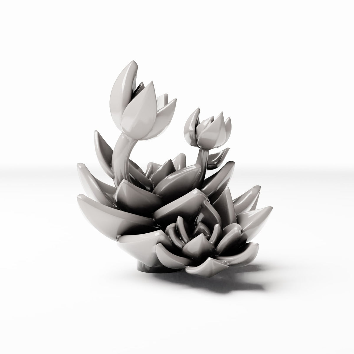 Photo de produit de modélisme de diorama 3 : Plantes de diorama : succulente à rosettes (réf. 555D)