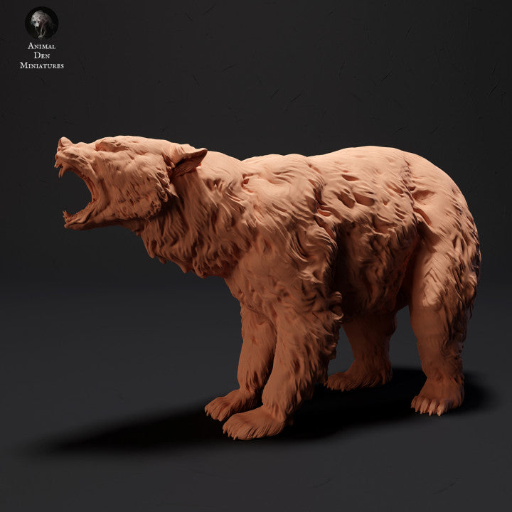 Photo de produit Figurine d'animal Diorama, modélisme : 0 : Ours noir rugissant : Animaux du Nord