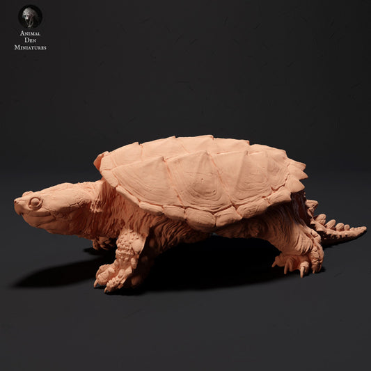 Photo de produit Figurine animale Diorama, Modélisme : 0 : Tortue à collerette marchant : Animaux du Nord