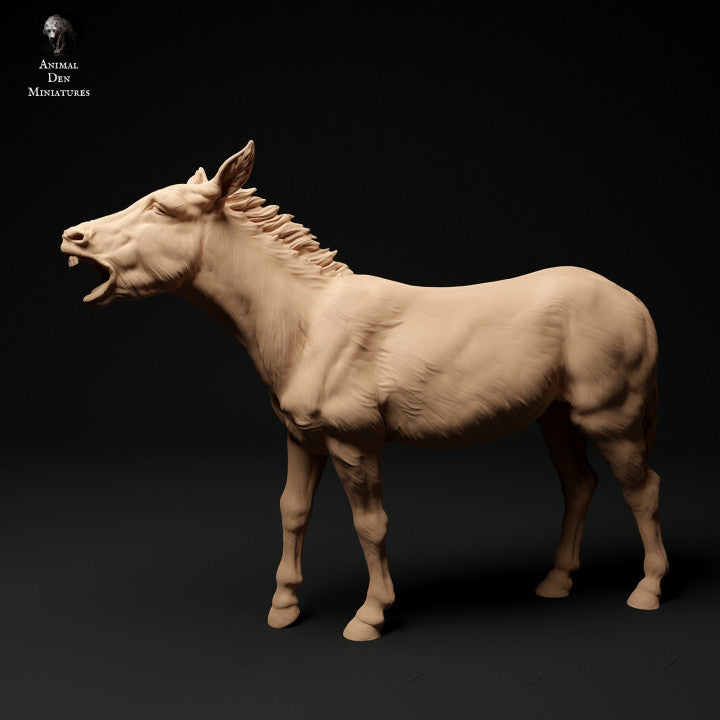 Photo de produit Figurine d'animal Diorama, modélisme : 0 : Figurine d'animal de ferme : âne hurlant
