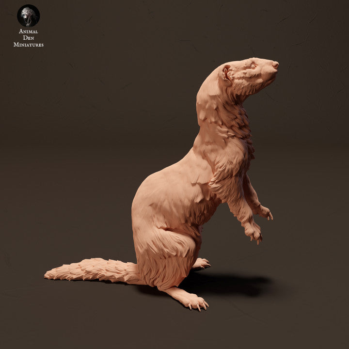 Photo de produit Figurine d'animal Diorama, modélisme : 0 : Furet européen/ Iltis debout : Animaux d'Europe