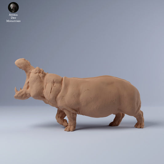 Photo de produit Figurine d'animal Diorama, modélisme : 0 : Hippopotame : Animaux d'Afrique