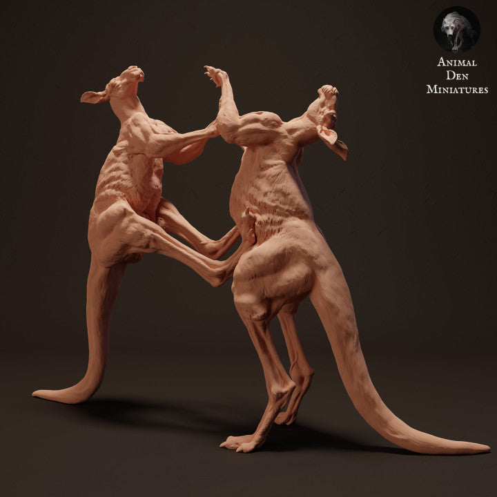 Produktfoto Tierfigur Animal Den Miniatures 2: Wildtier Tierfigur: Rote Riesenkängurus im Kampf (23_04_10)