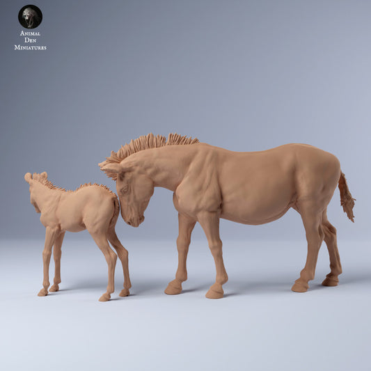 Photo de produit Figurine animale diorama, modélisme : 0 : Mère zèbre et son petit : Animaux d'Afrique