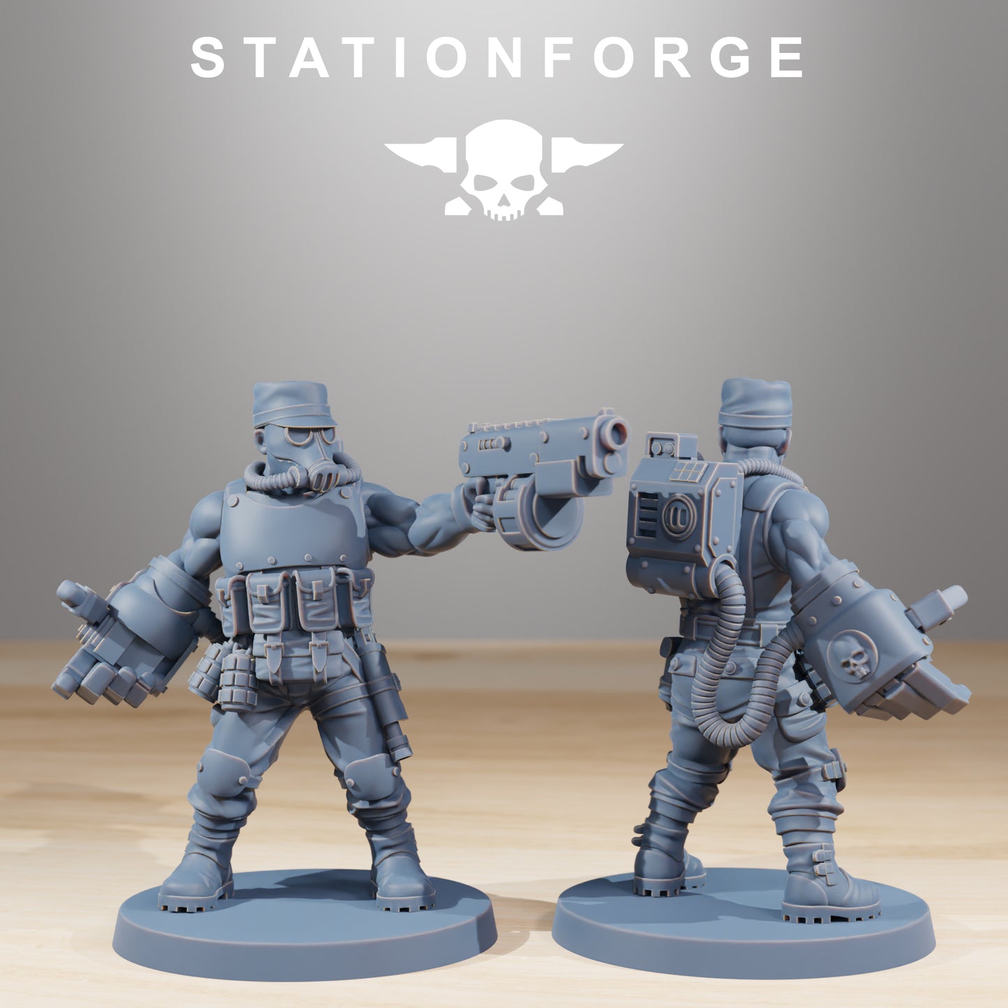 Photo du produit Tabletop 28mm The Printing Goes Ever On (TPGEO) 0 : GrimGuard Hunters
