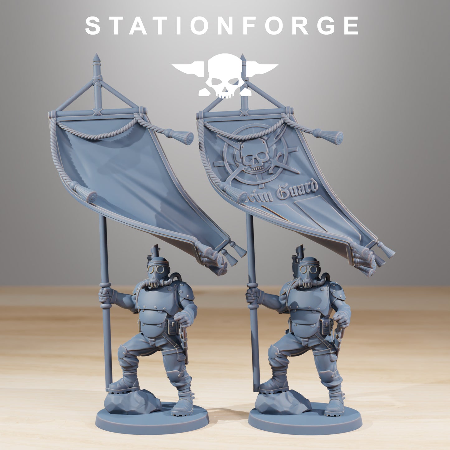 Photo du produit Tabletop 28mm The Printing Goes Ever On (TPGEO) 0 : GrimGuard Hunters