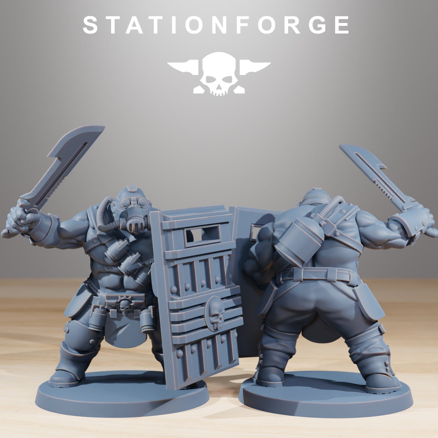 Photo du produit Tabletop 28mm The Printing Goes Ever On (TPGEO) 0 : GrimGuard Hunters