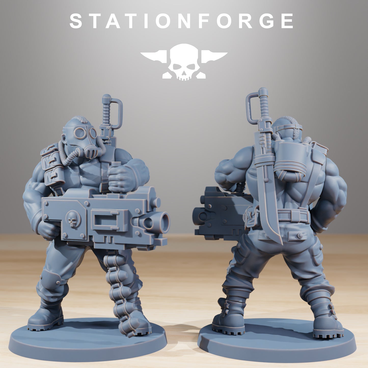 Photo du produit Tabletop 28mm The Printing Goes Ever On (TPGEO) 0 : GrimGuard Hunters