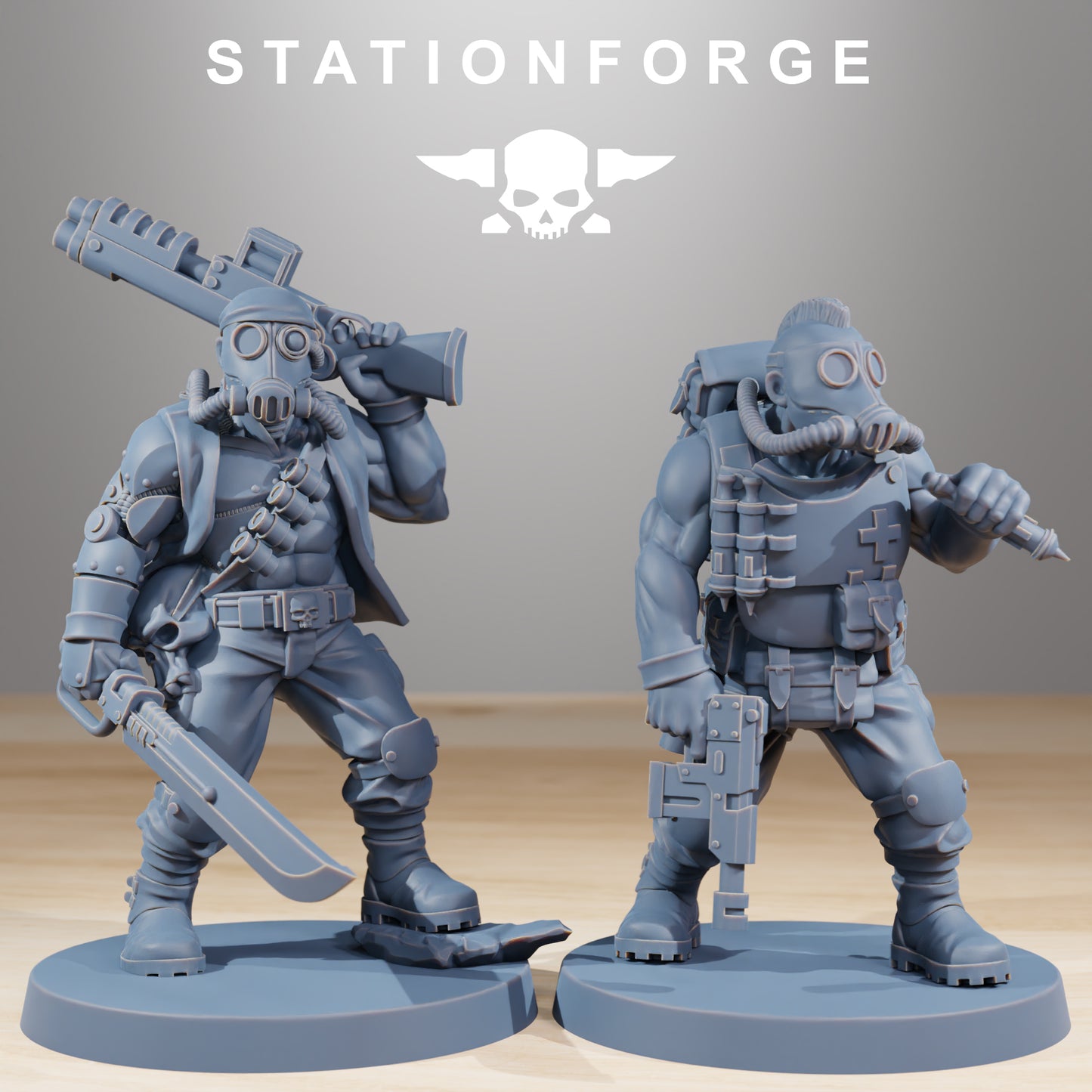 Photo du produit Tabletop 28mm The Printing Goes Ever On (TPGEO) 0 : GrimGuard Hunters