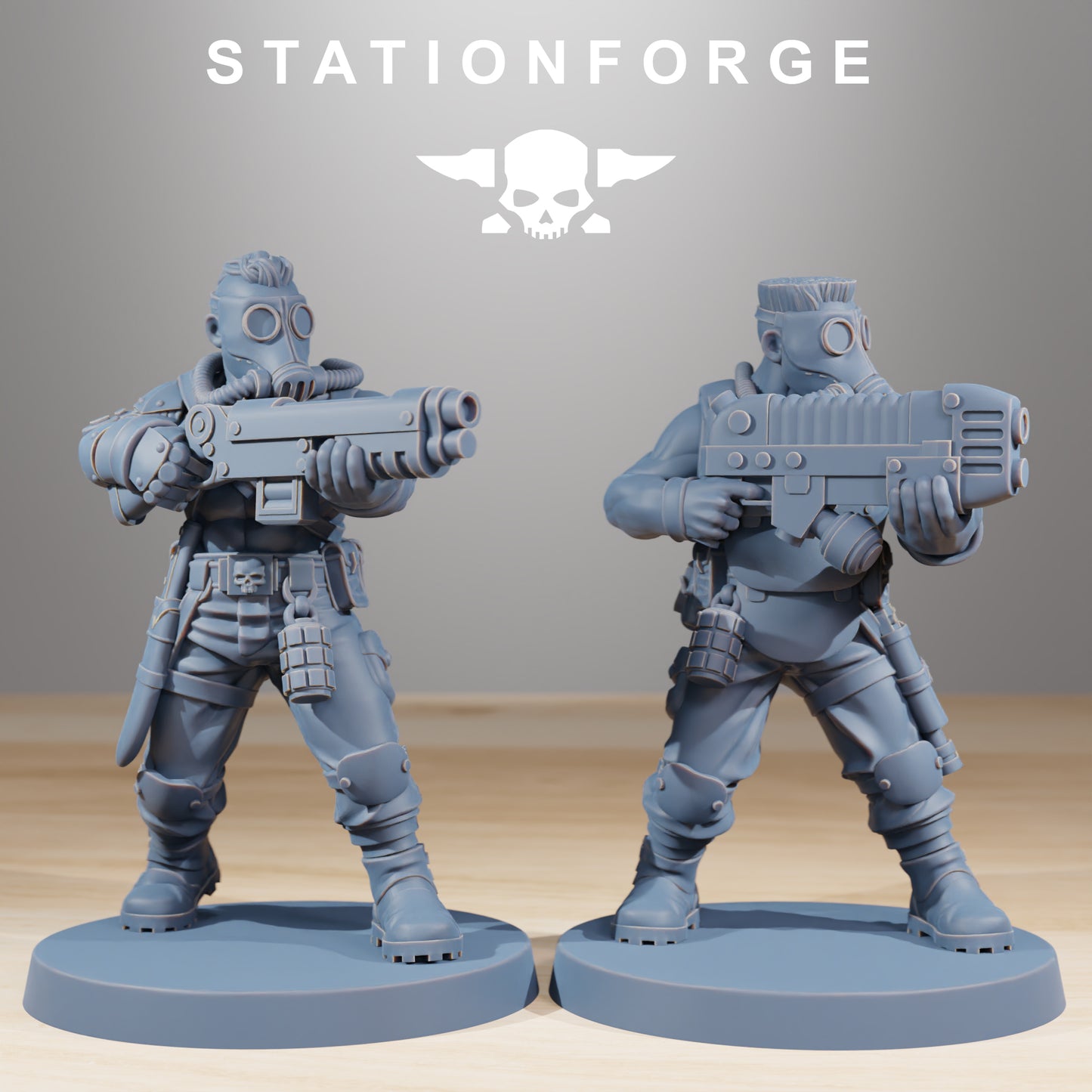 Photo du produit Tabletop 28mm The Printing Goes Ever On (TPGEO) 0 : GrimGuard Hunters