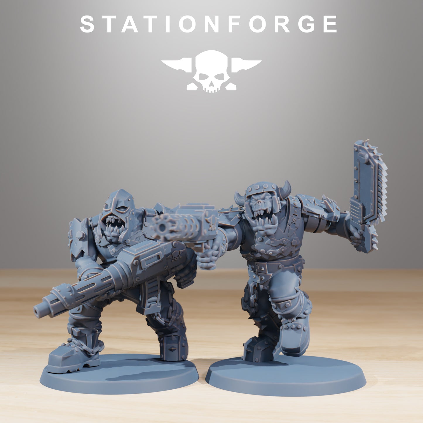 Photo de produit Tabletop 28mm The Printing Goes Ever On (TPGEO) 0 : Berserkers Orkaz