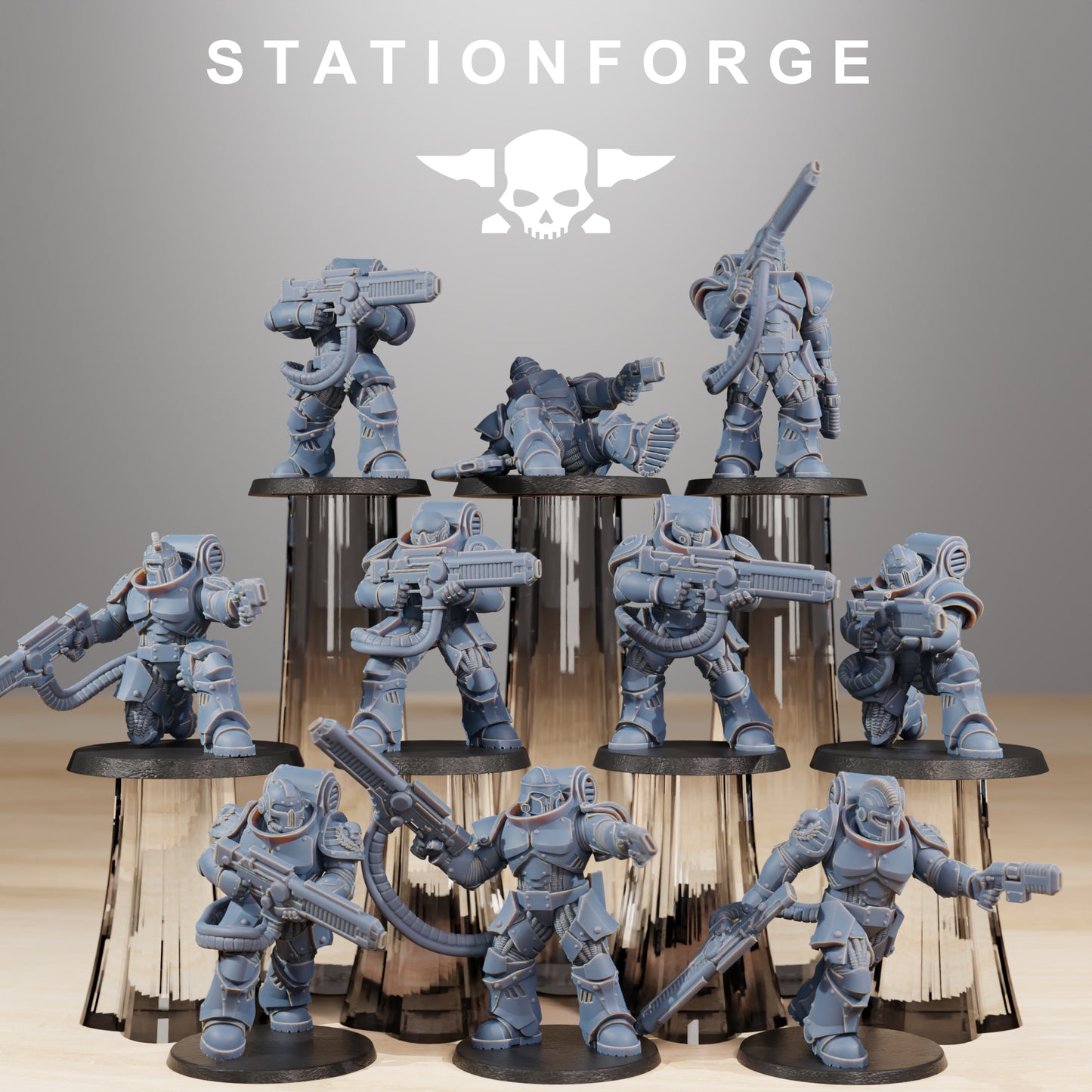 Photo du produit Tabletop 28mm The Printing Goes Ever On (TPGEO) 0 : Exterminateurs Socratis