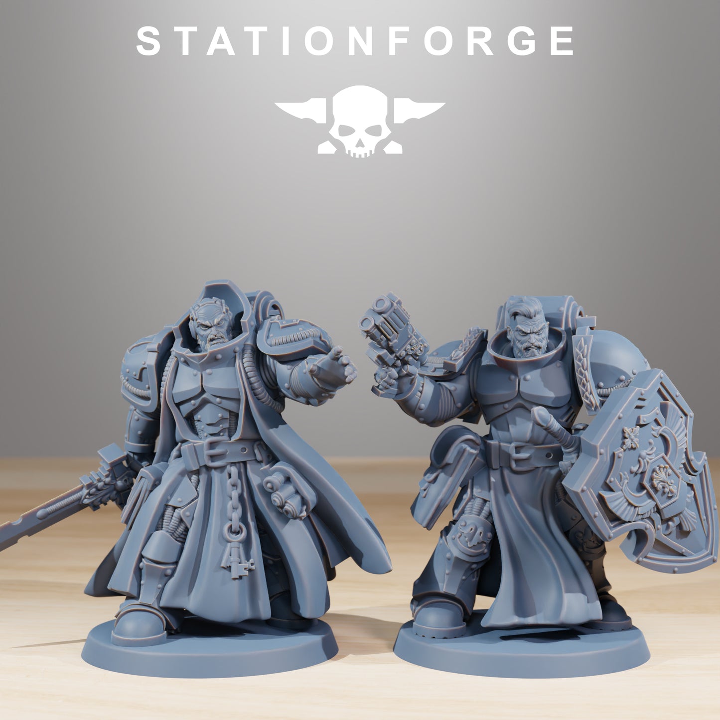 Photo de produit Tabletop 28mm The Printing Goes Ever On (TPGEO) 0 : Chevaliers Socratis