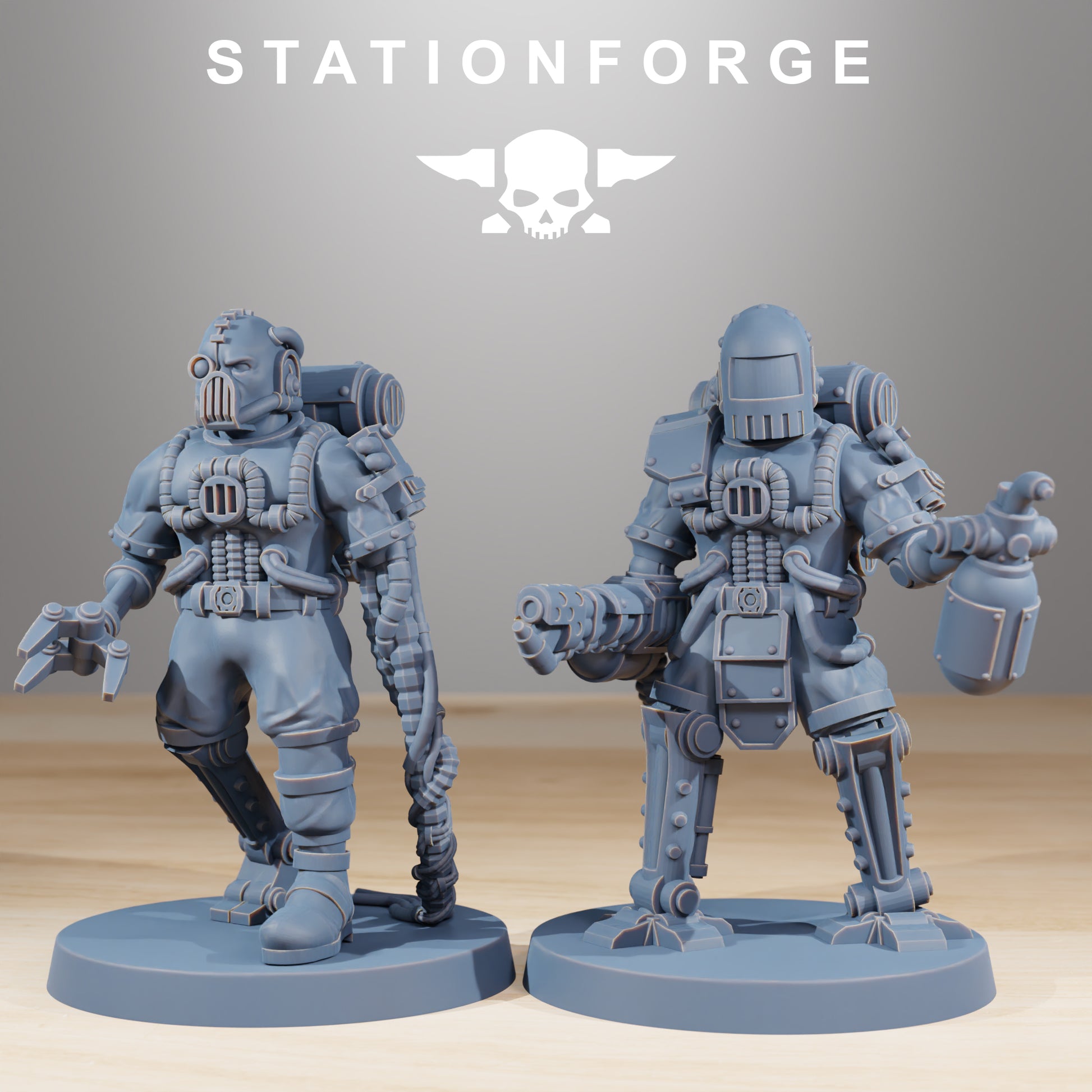 Photo du produit Tabletop 28mm The Printing Goes Ever On (TPGEO) 0 : Cyborgs Voleurs