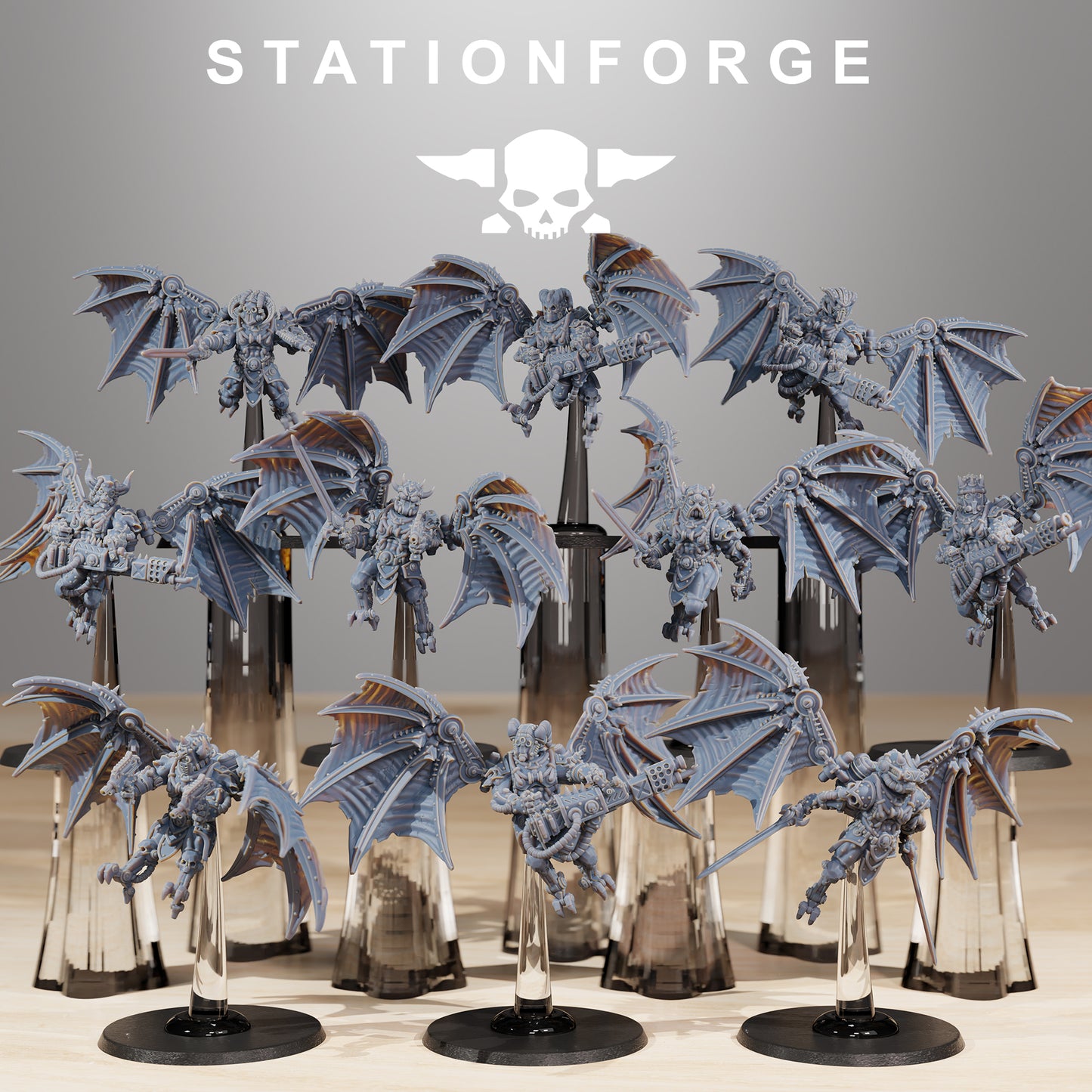 Photo du produit Tabletop 28mm The Printing Goes Ever On (TPGEO) 0 : Pythonicus Flyers