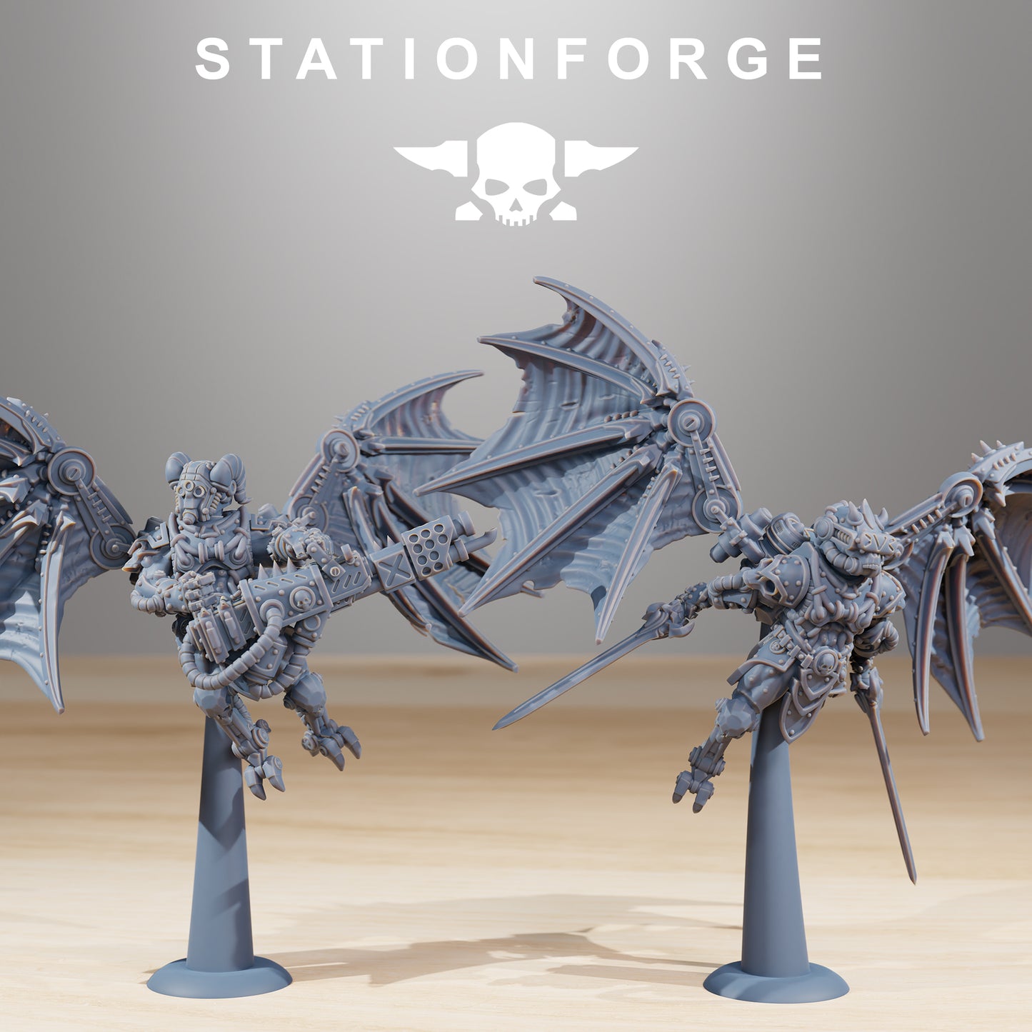 Photo du produit Tabletop 28mm The Printing Goes Ever On (TPGEO) 0 : Pythonicus Flyers