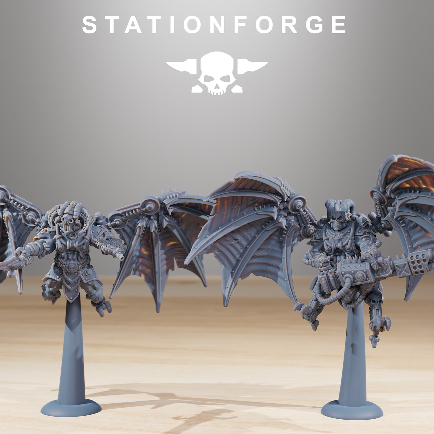 Photo du produit Tabletop 28mm The Printing Goes Ever On (TPGEO) 0 : Pythonicus Flyers