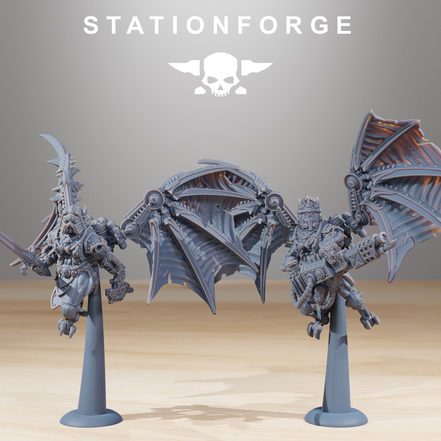 Photo du produit Tabletop 28mm The Printing Goes Ever On (TPGEO) 0 : Pythonicus Flyers