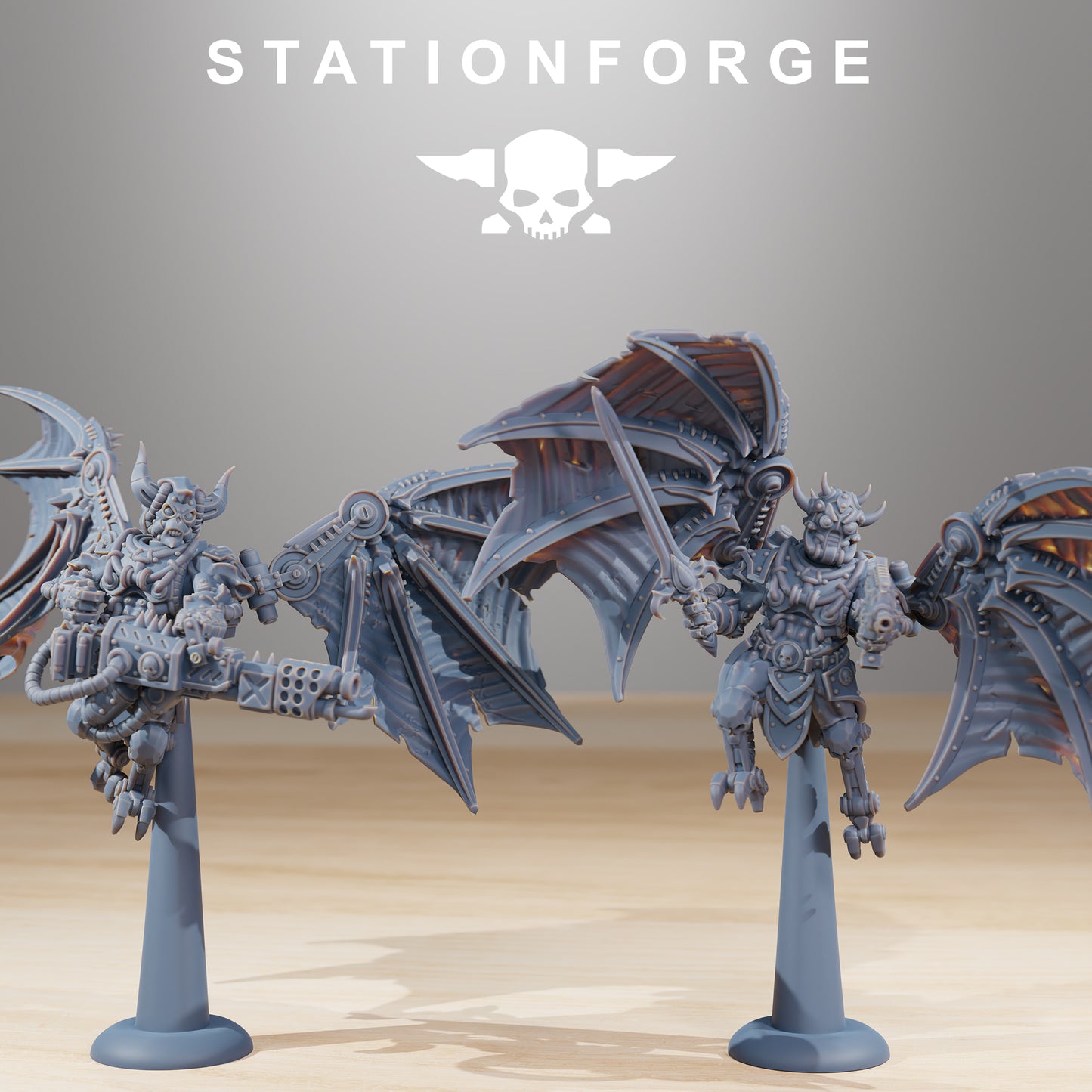 Photo du produit Tabletop 28mm The Printing Goes Ever On (TPGEO) 0 : Pythonicus Flyers
