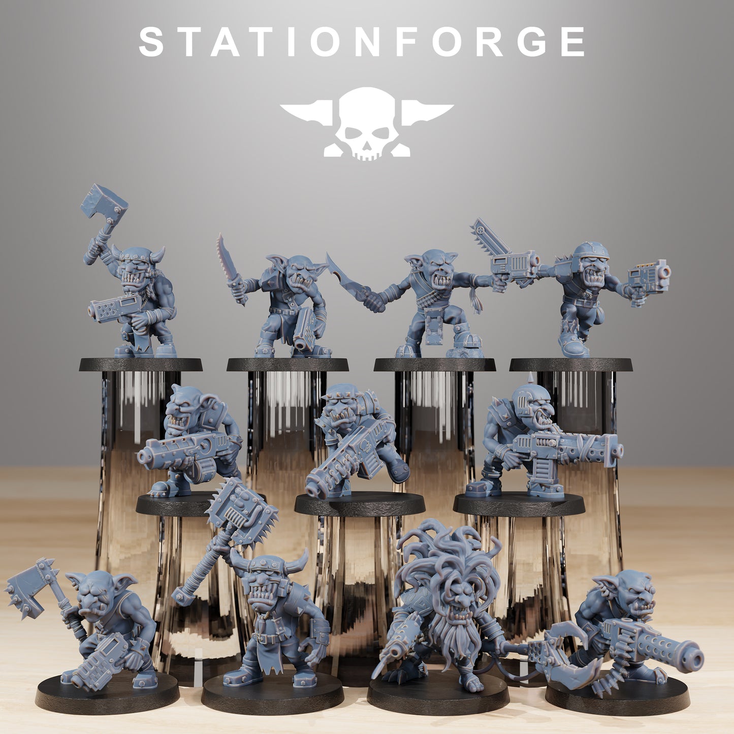 Photo du produit Tabletop 28mm The Printing Goes Ever On (TPGEO) 0: Infanterie des Gobs