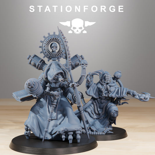 Photo du produit Tabletop 28mm The Printing Goes Ever On (TPGEO) 0 : Leader des Scavengers Cultistes & Le Voyant