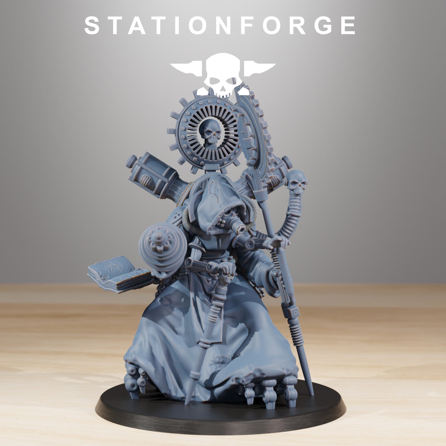 Produktfoto Tabletop 28mm The Printing Goes Ever On (TPGEO) 0: Scavengers Cultist Leader & The Seer