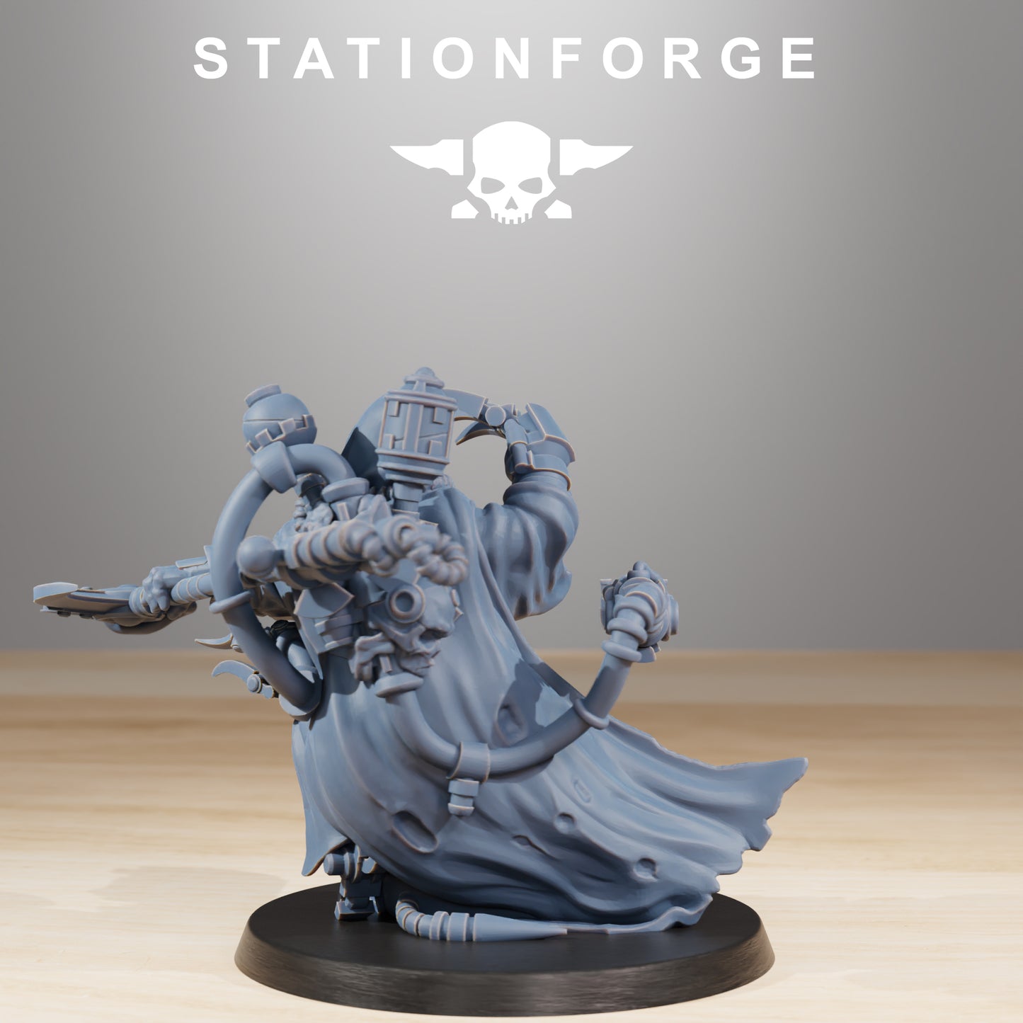 Produktfoto Tabletop 28mm The Printing Goes Ever On (TPGEO) 0: Scavengers Cultist Leader & The Seer