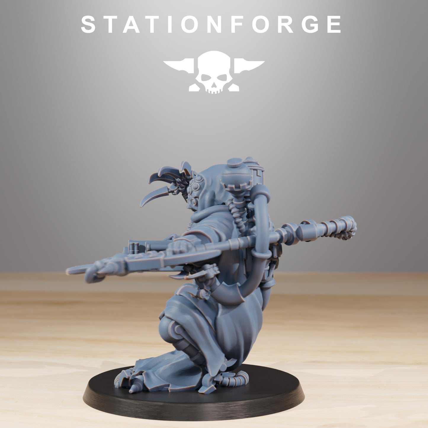 Produktfoto Tabletop 28mm The Printing Goes Ever On (TPGEO) 0: Scavengers Cultist Leader & The Seer