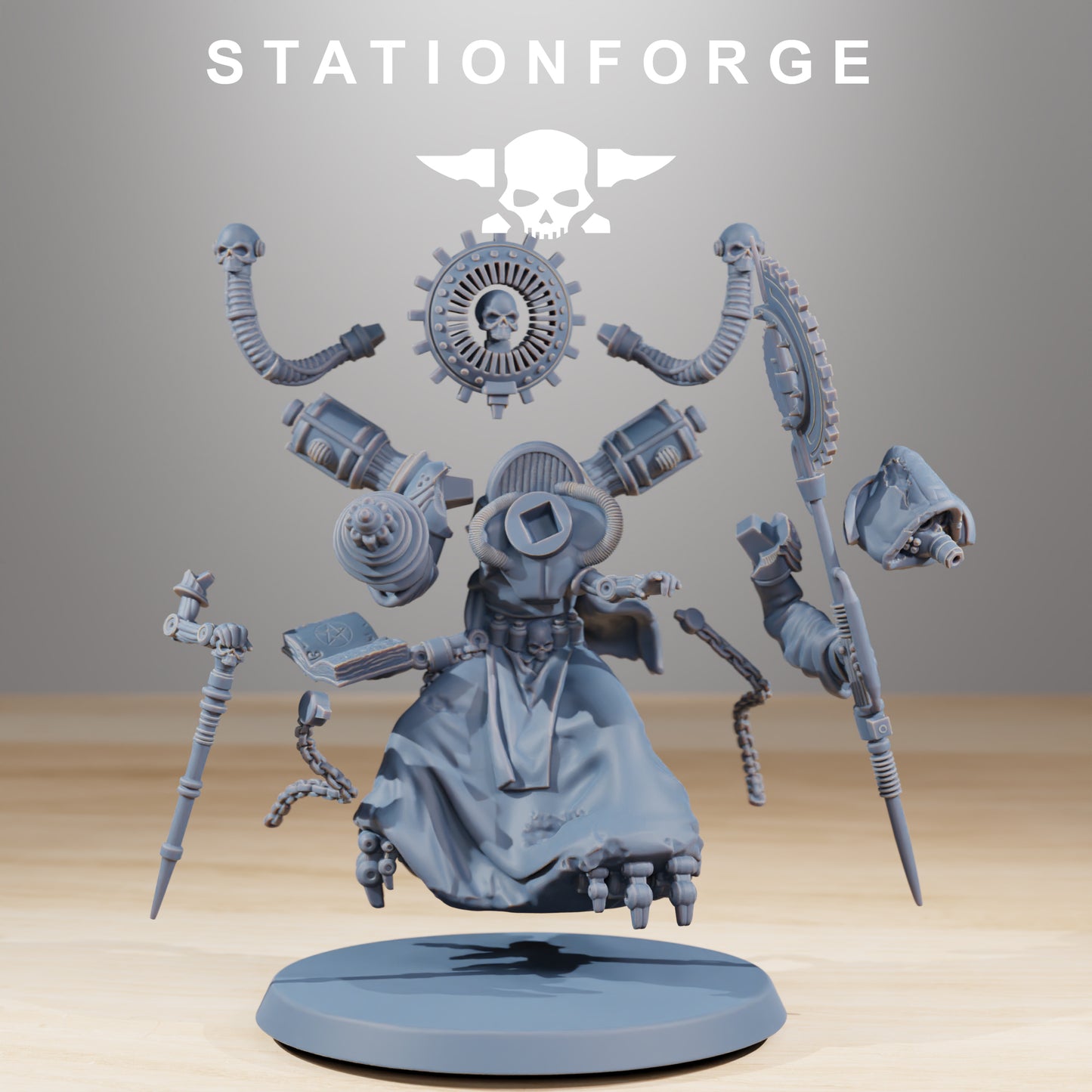 Produktfoto Tabletop 28mm The Printing Goes Ever On (TPGEO) 0: Scavengers Cultist Leader & The Seer