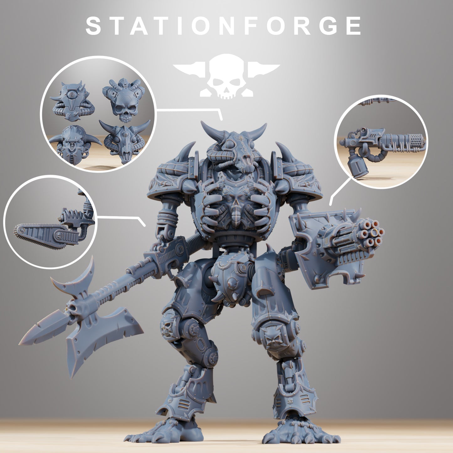 Photo du produit Tabletop 28mm The Printing Goes Ever On (TPGEO) 0 : Pythonicus Armageddon
