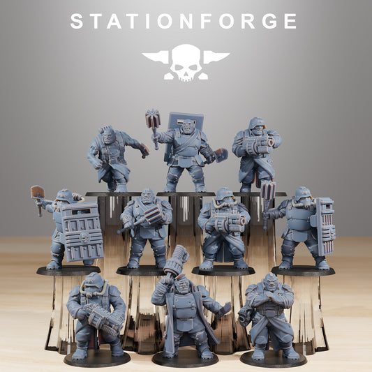 Photo du produit Tabletop 28mm The Printing Goes Ever On (TPGEO) 0 : GrimGuard Mutants