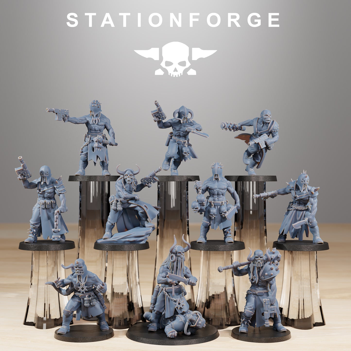 Photo du produit Tabletop 28mm The Printing Goes Ever On (TPGEO) 0 : Sectaires de la Garde Corrompue