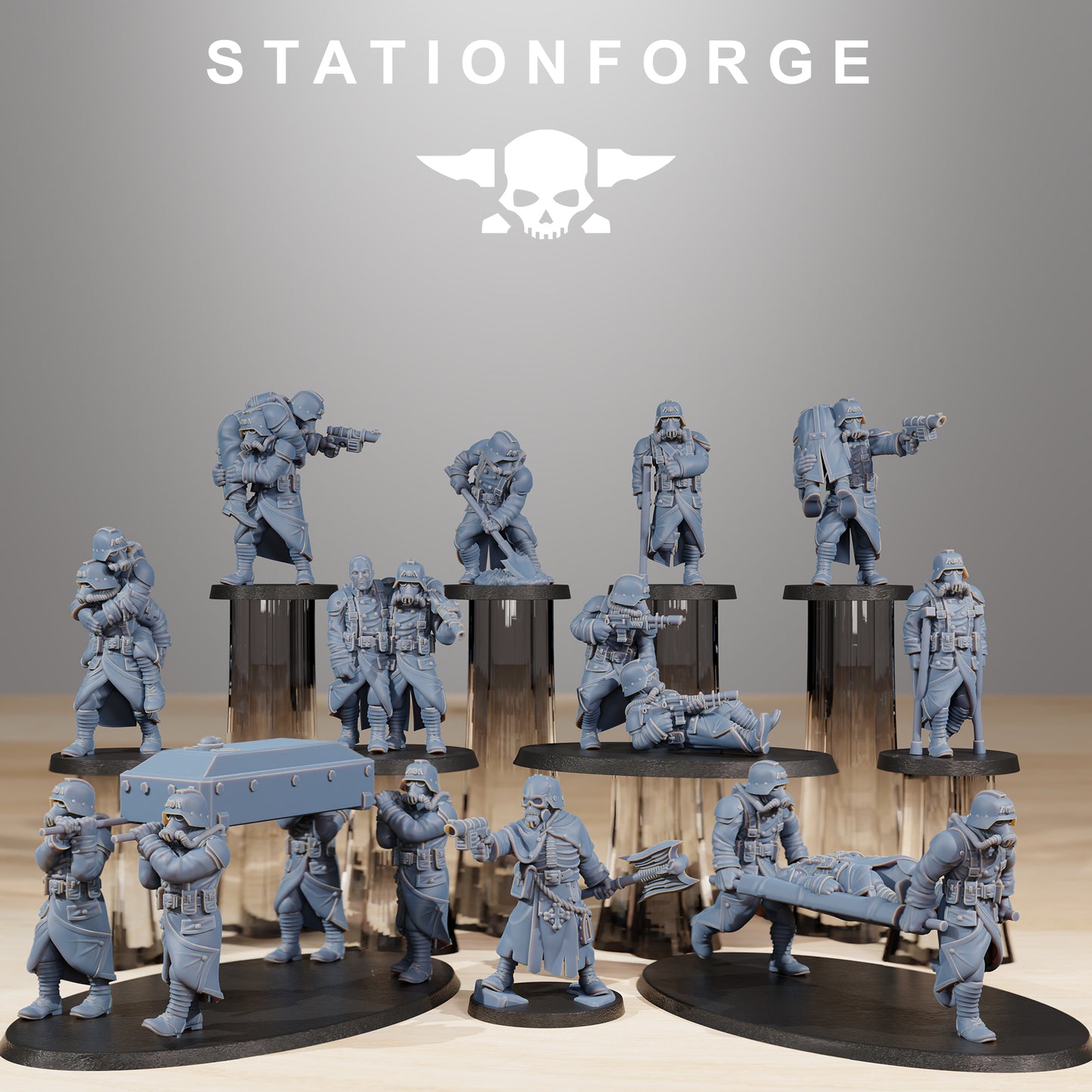Photo du produit Tabletop 28mm The Printing Goes Ever On (TPGEO) 0 : Victimes de GrimGuard