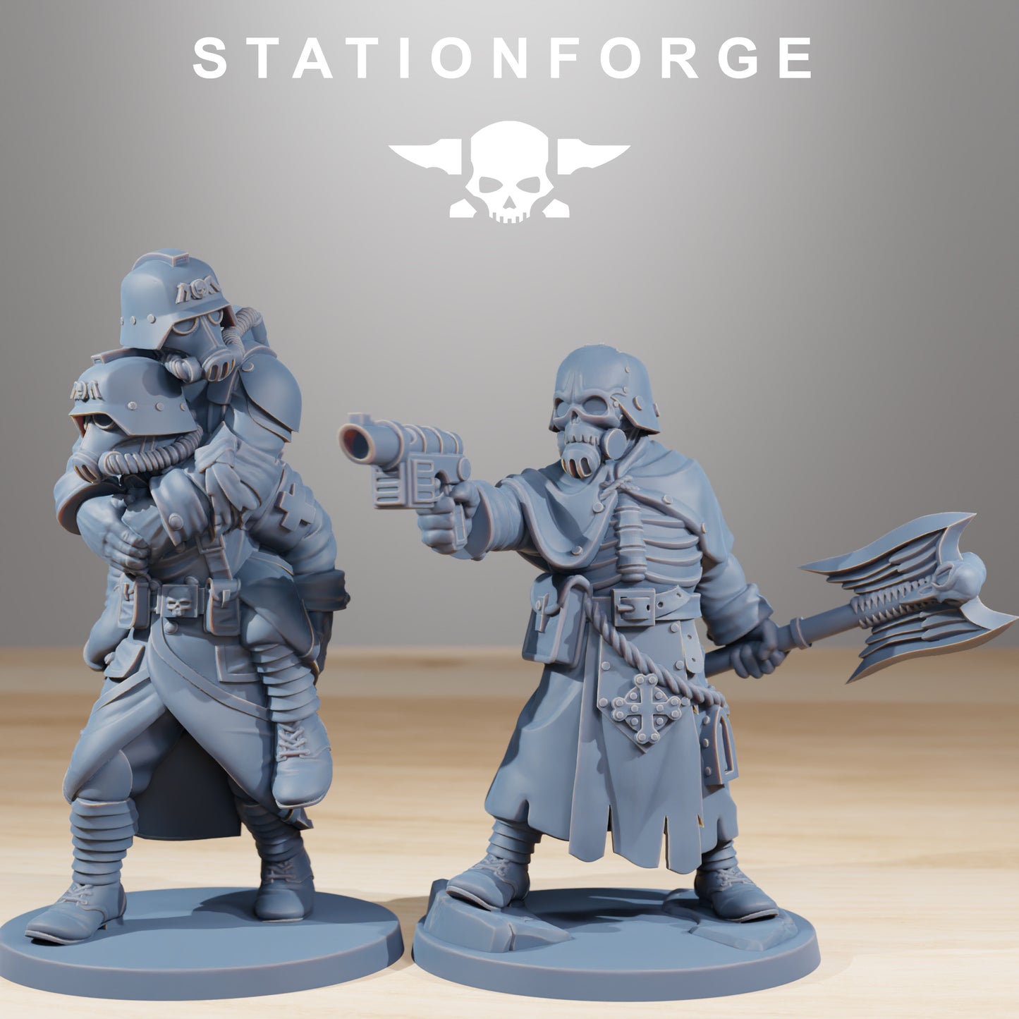 Photo du produit Tabletop 28mm The Printing Goes Ever On (TPGEO) 0 : Victimes de GrimGuard